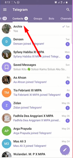 cara mengaktifkan secret chat di telegram