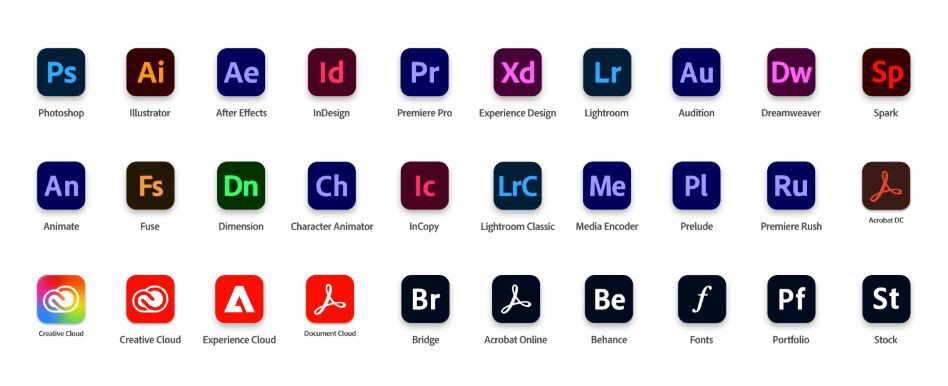 Daftar Aplikasi Adobe
