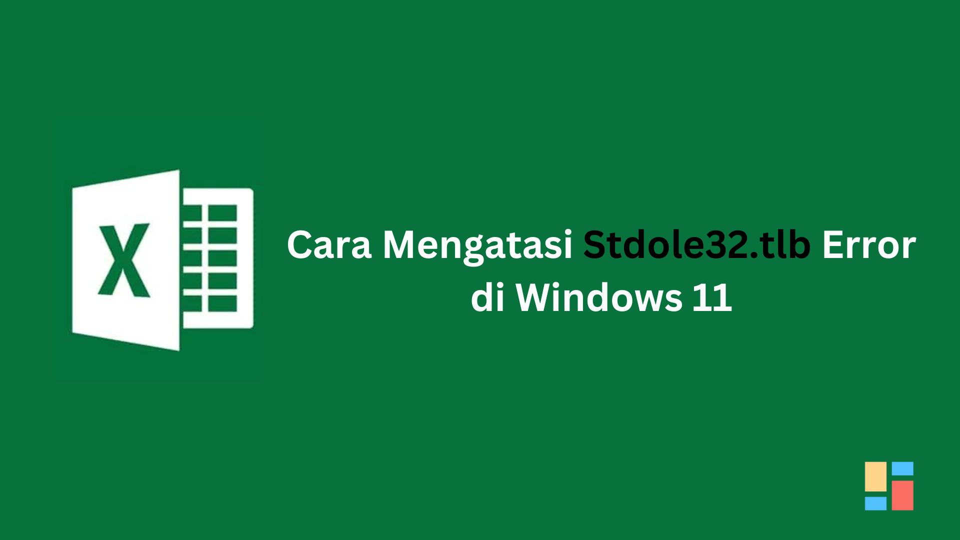 Cara Mengatasi Stdole32.tlb Error di Windows 11