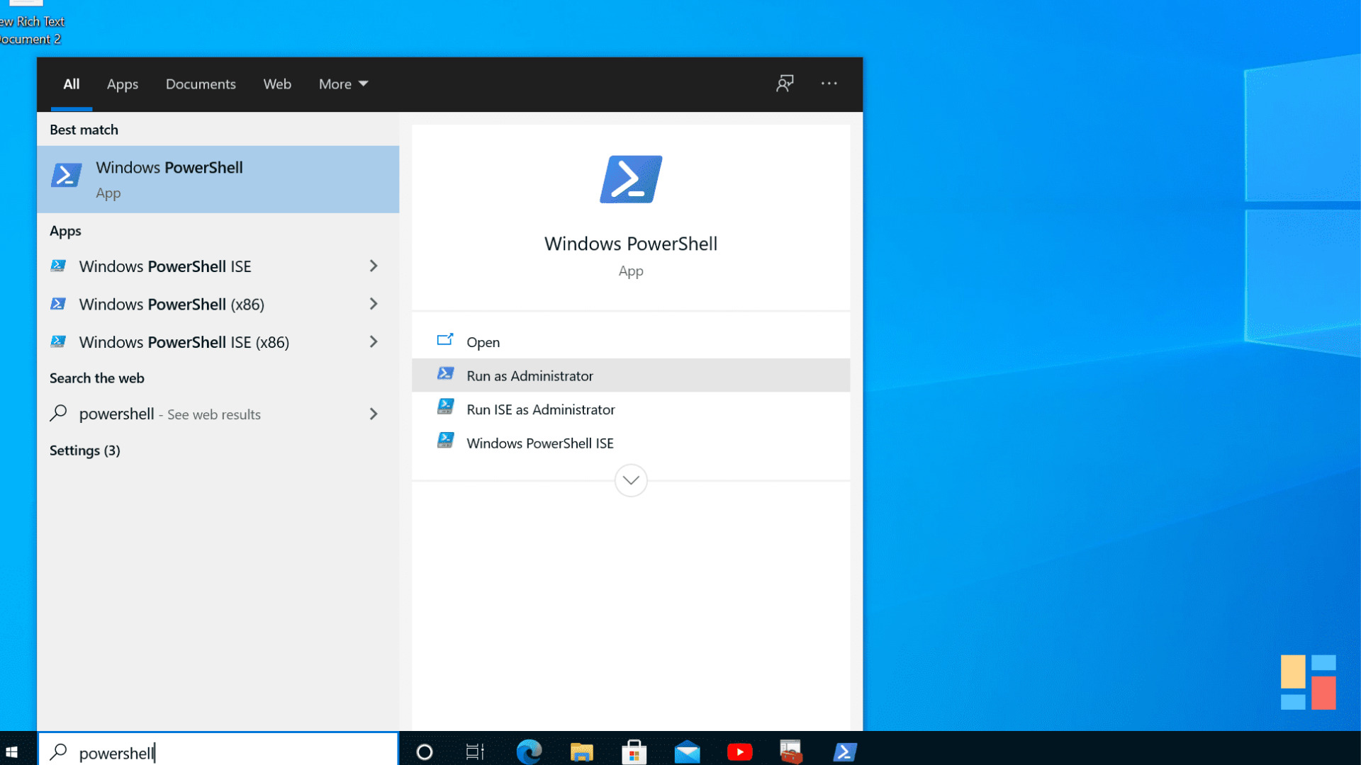 Cara Buka PowerShell Sebagai Administrator di Windows 10