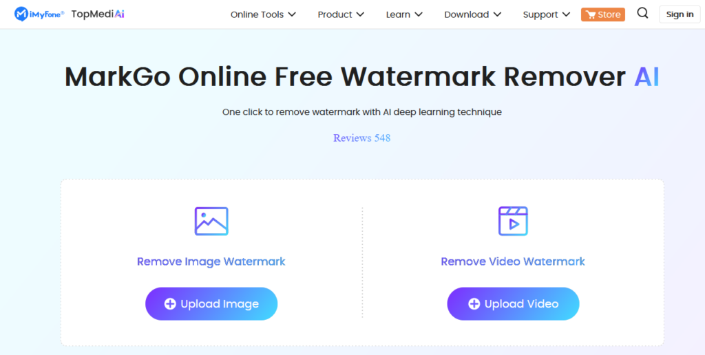 TopMediaAI MarkGo Watermark Online