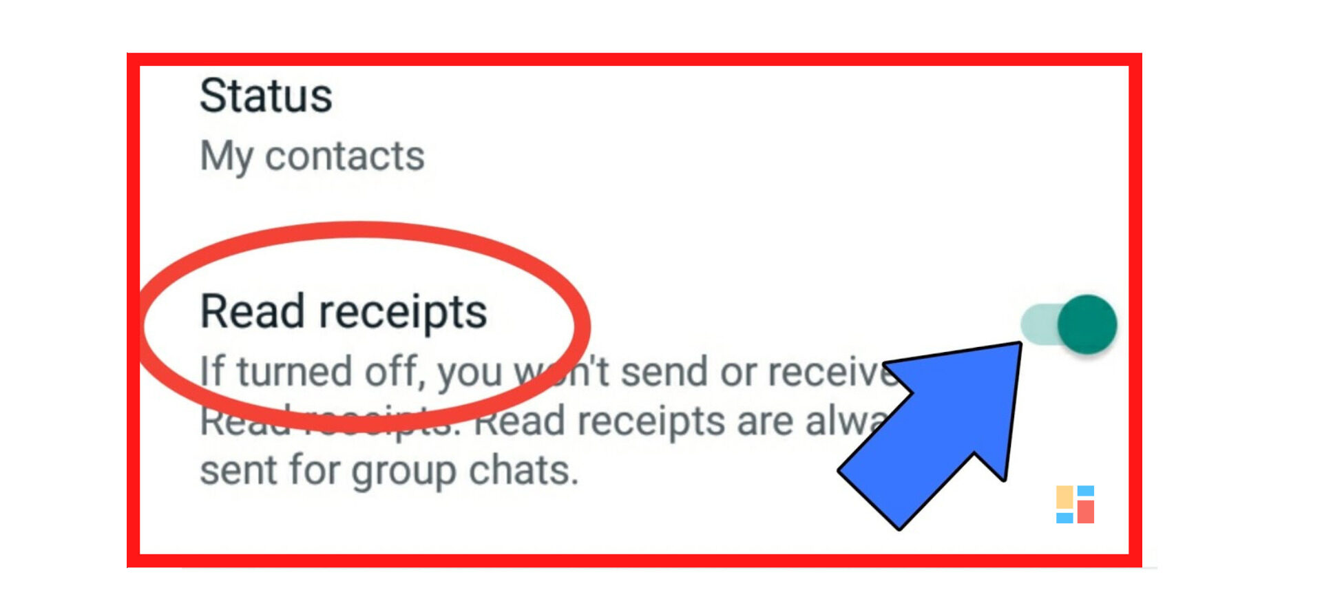Cara Menonaktifkan Read Receipts di WhatsApp