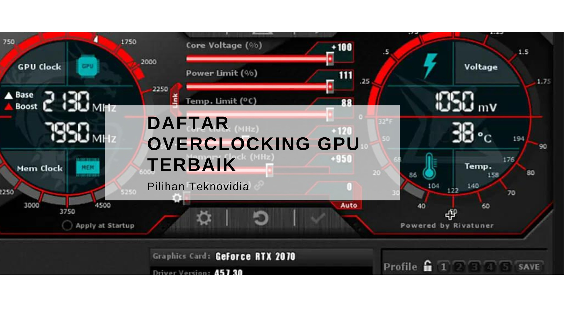 Daftar Overclocking GPU Terbaik Pilihan Teknovidia