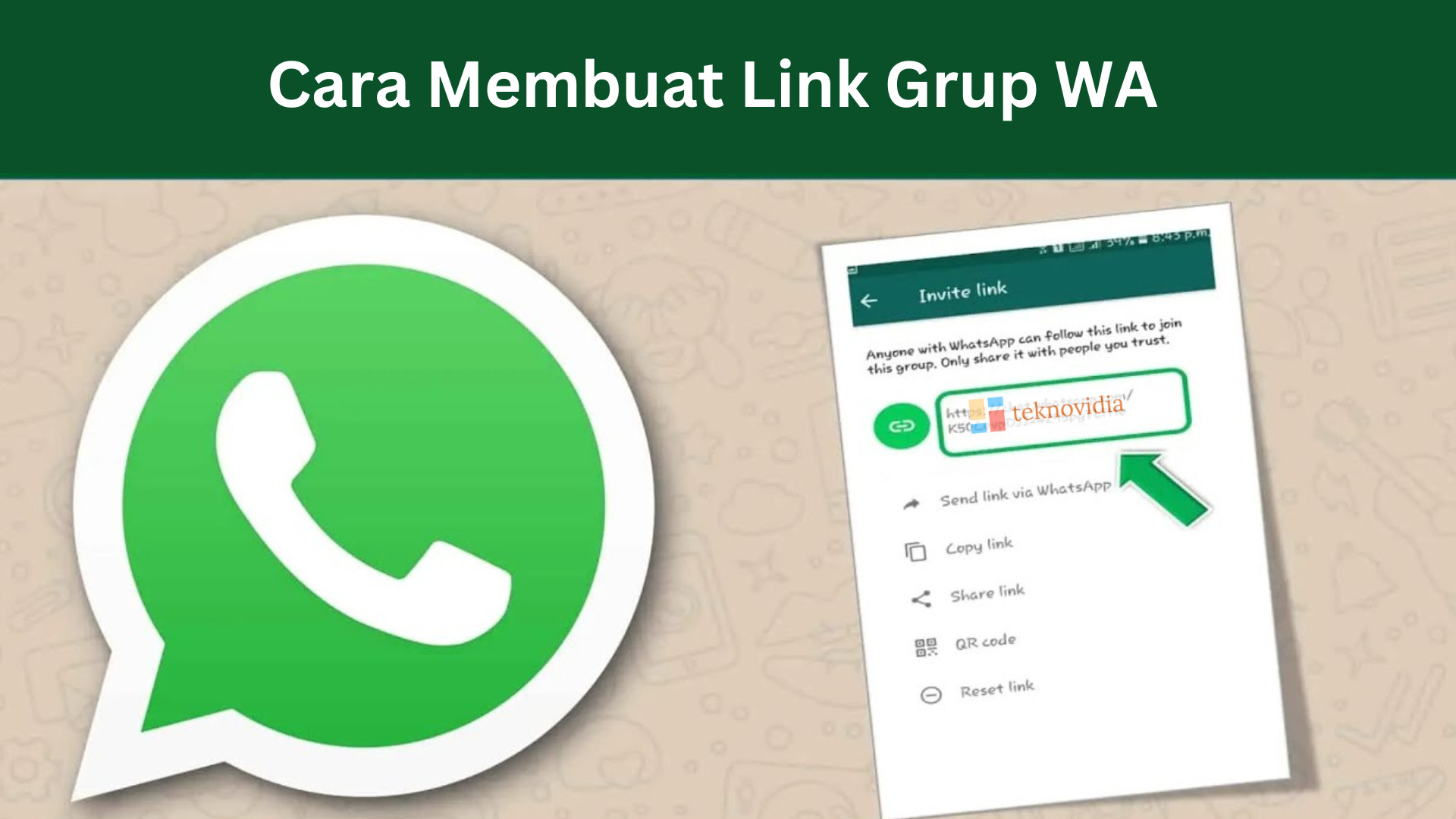 Cara Membuat Link Grup WA untuk Menambahkan Anggota