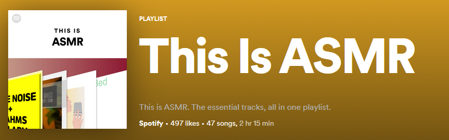 Spotify ASMR