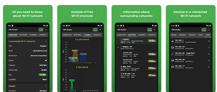 Wifi Monitor: Network Analyzer