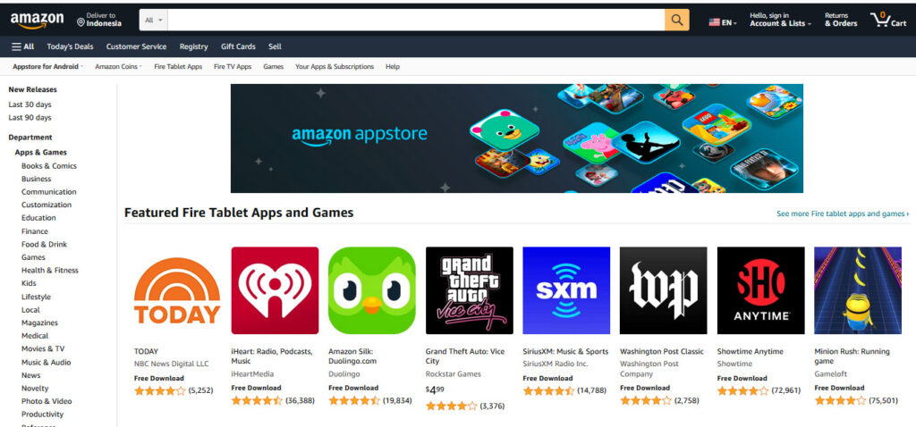 Amazon App Store For Andorid