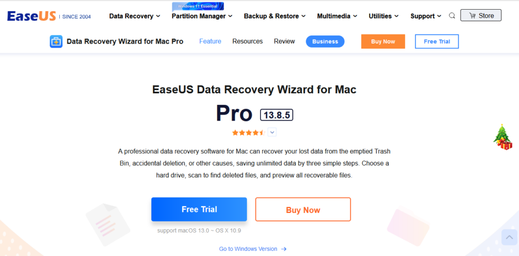 EaseUS Data recovery wizard
