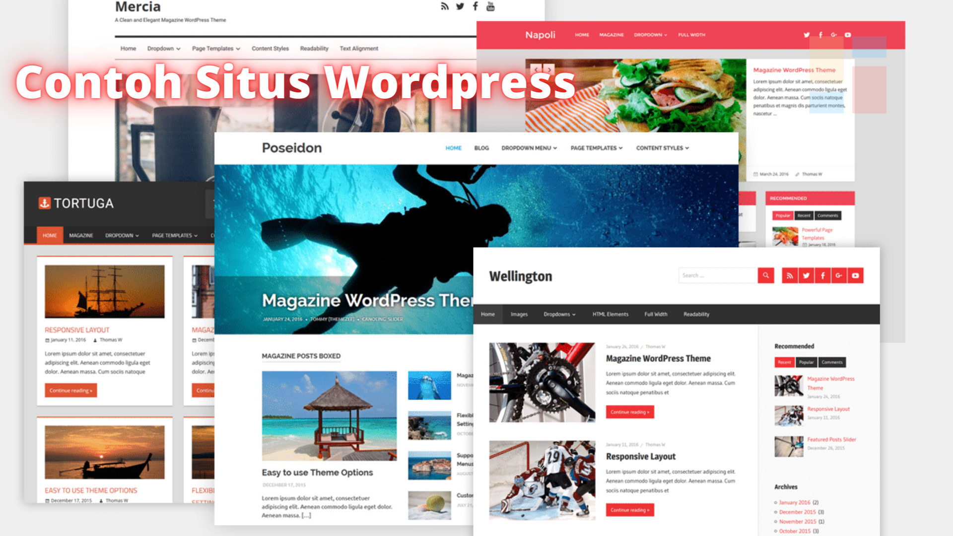 Contoh Situs Wordpress