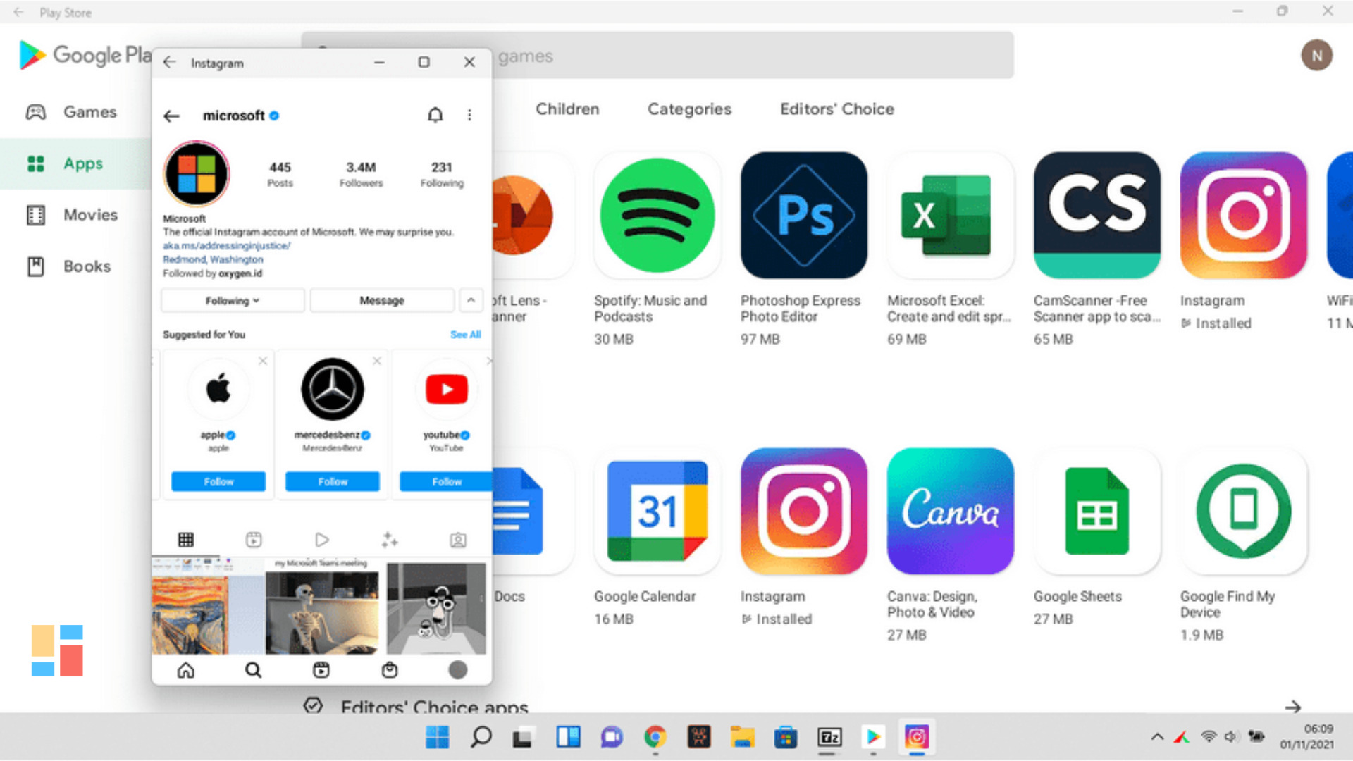 Cara Install Google Play Store di Windows 11