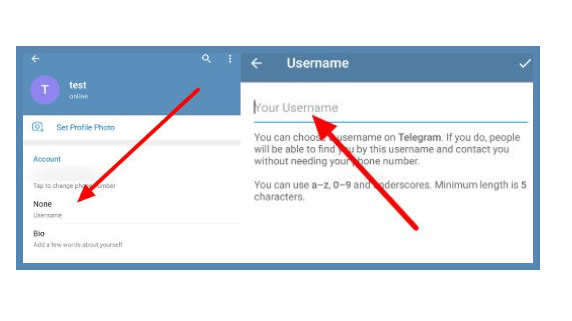 Cara Membuat Atau Mengubah Username Telegram