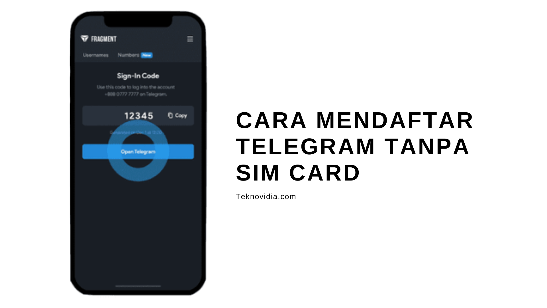 Terbaru! Cara Mendaftar Telegram Tanpa SIM Card