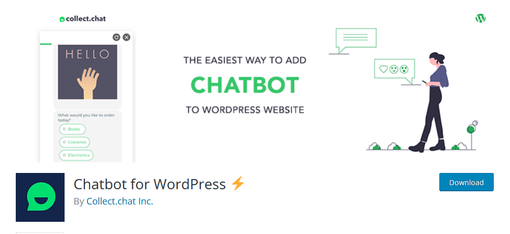 Chatbot For WordPress by Collect.chat