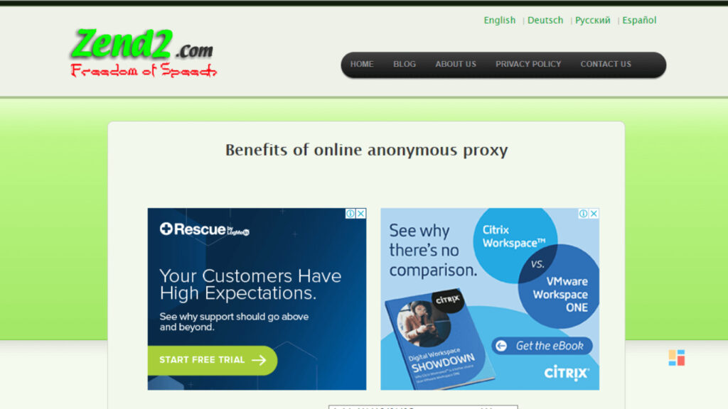 Web Proxy Gratis