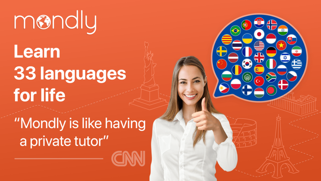 Learn 33 Languages-Mondly