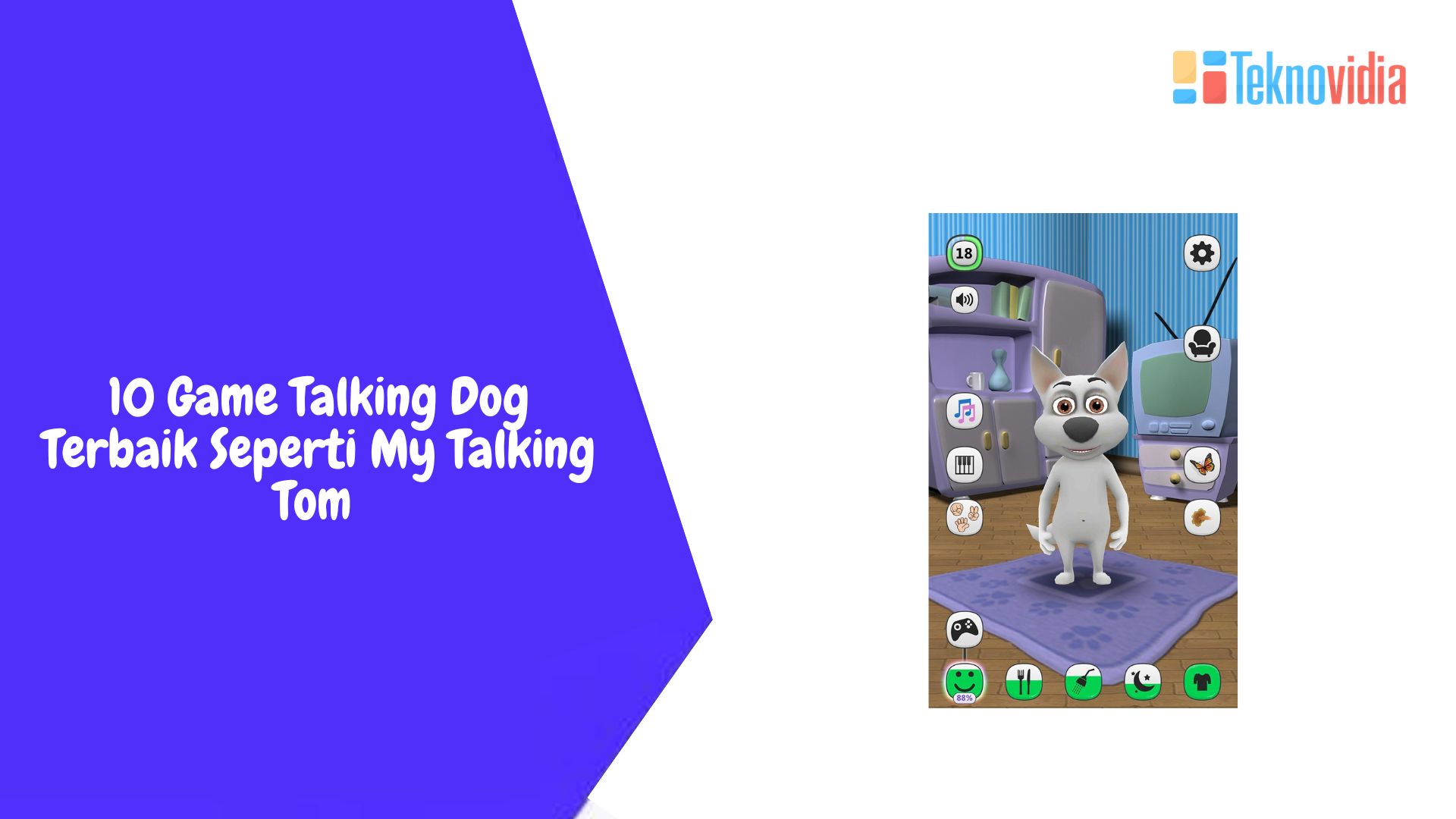 10 Game Talking Dog Terbaik Seperti My Talking Tom