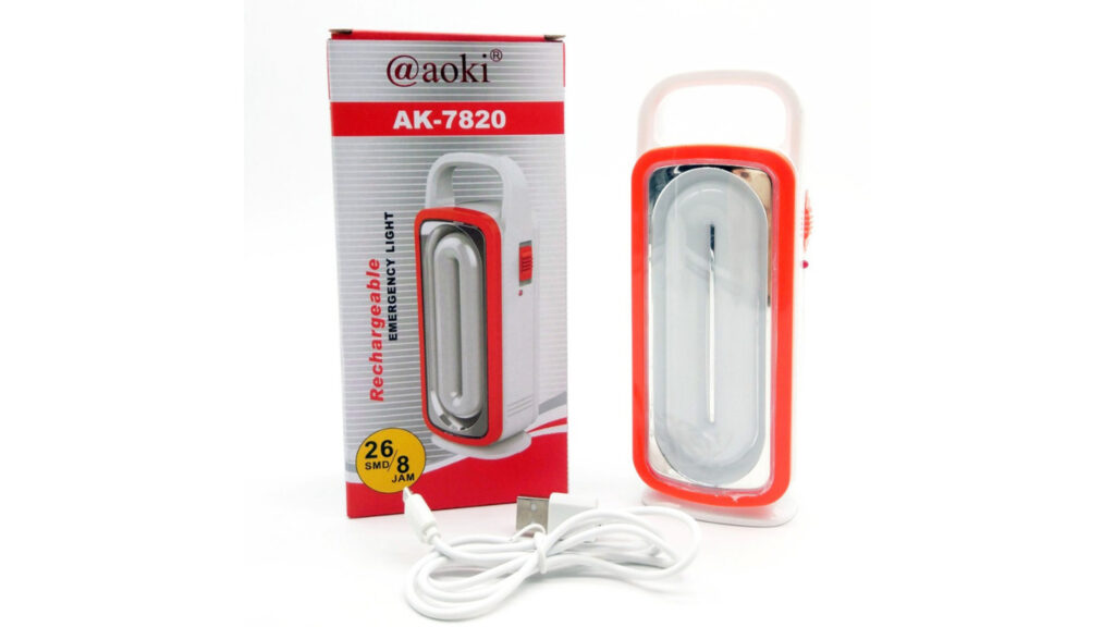 Lampu Emergency AOKI 26SMD USB Charging