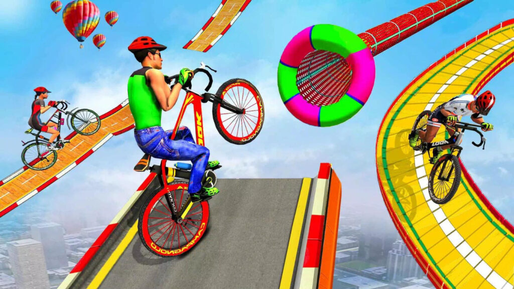 Game Balap Sepeda - BMX Cycle Stunt Game