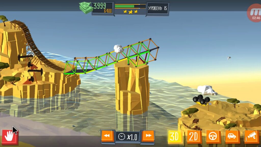 Game Konstruksi Jembatan Terbaik  Build a Bridge!