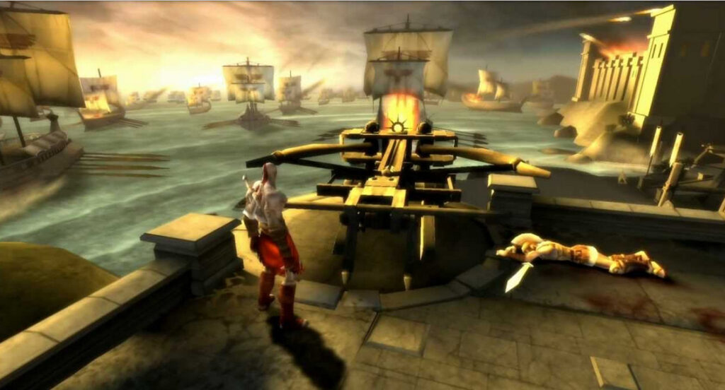 Game PSP Terbaik God of War: Chains of Olympus