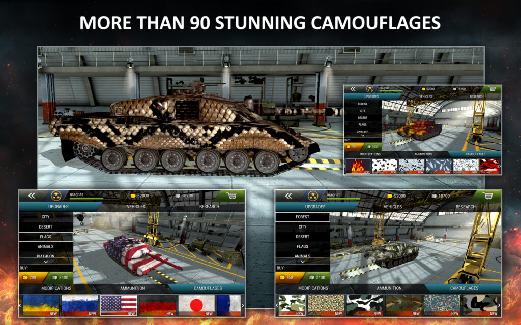Game Tank Offline Android Tanktastic 3D tanks