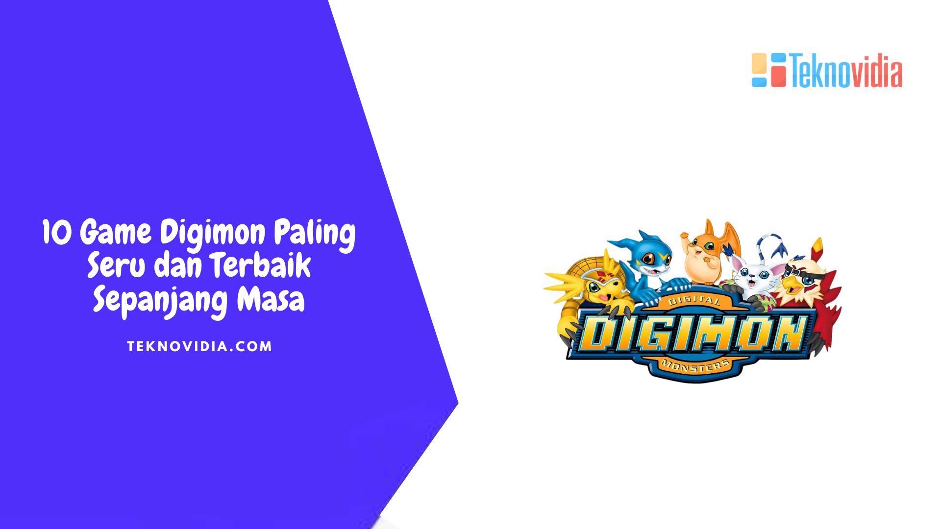 10 Game Digimon Paling Seru dan Terbaik Sepanjang Masa