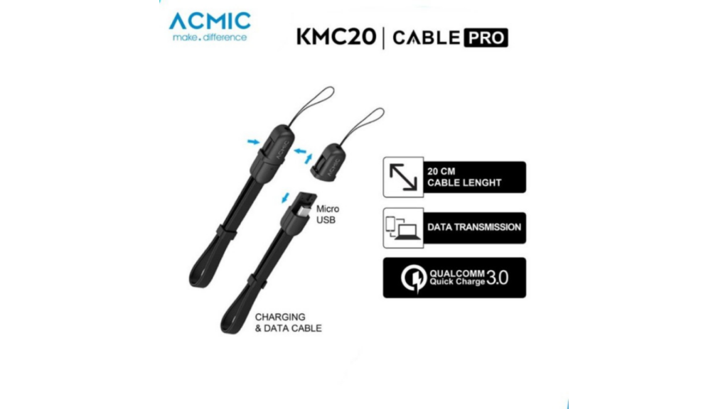 ACMIC Charging & Data Cable KMC20 - Kabel Data Micro USB