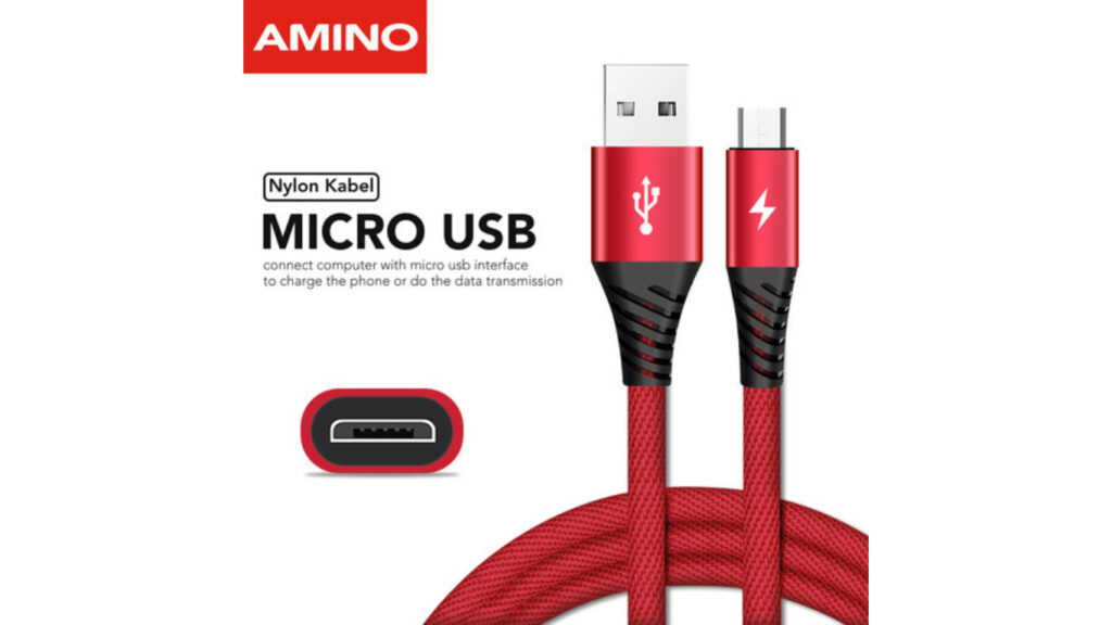 AMINO Micro USB Cable 2.4A - Kabel Data Micro USB