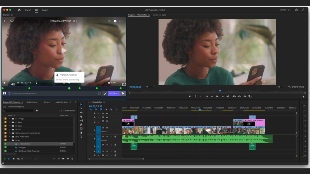 Adobe Premier Pro - aplikasi edit video berbayar terbaik