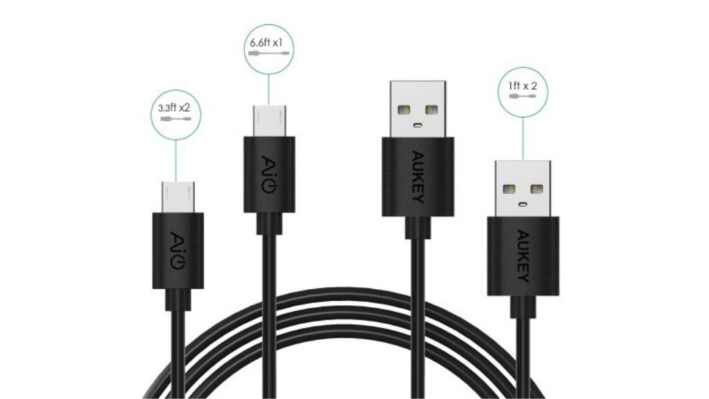 Aukey Micro USB Cable CB-D5 - Kabel Data Micro USB