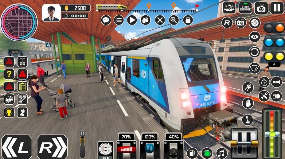 Game Simulasi Kereta City Train Driver-Train games