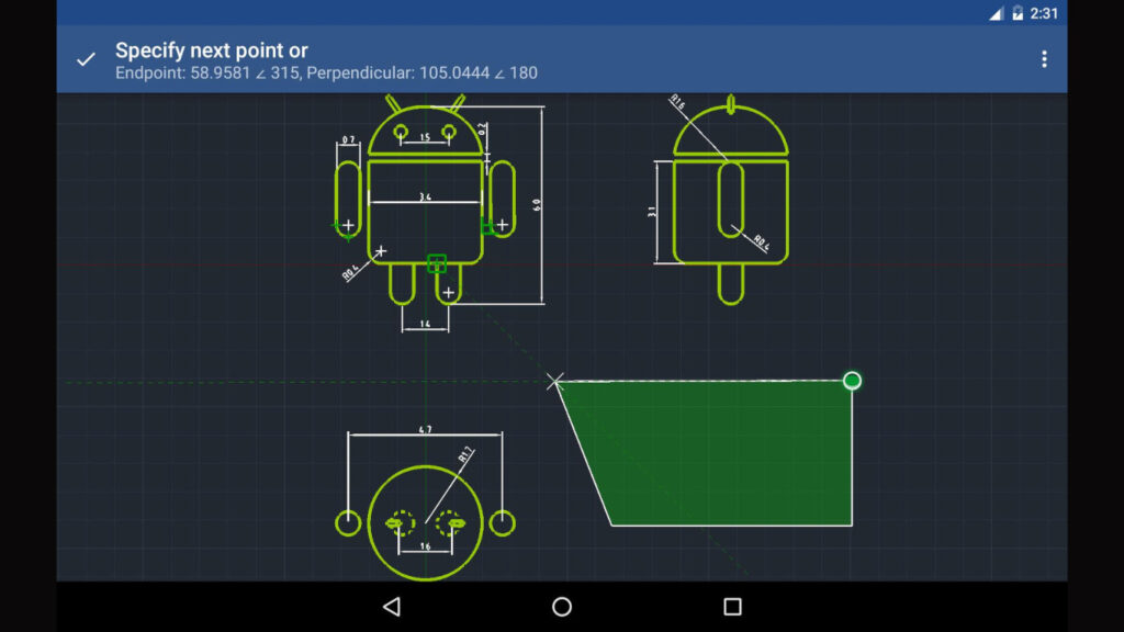 GnaCAD - Aplikasi Autocad Android Terbaik