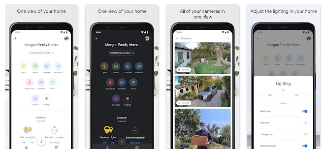 Aplikasi Smart Home Google Home App