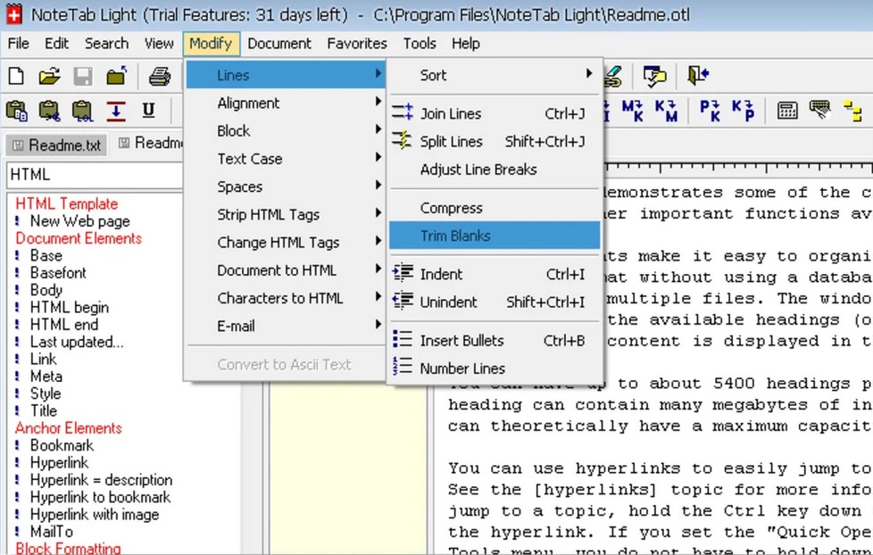 Alternatif Notepad Terbaik Note Tab Light