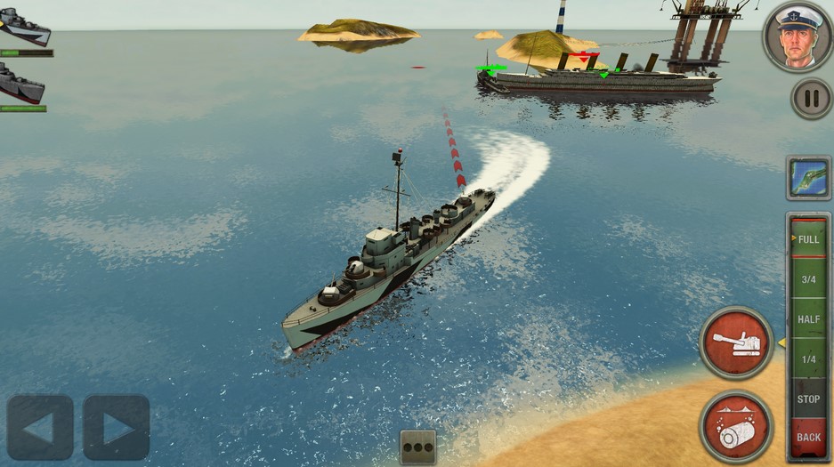 Enemy Waters: Submarine and Warship battles