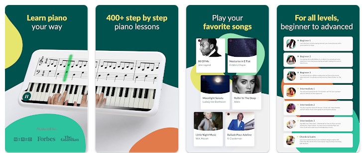 Aplikasi Belajar Piano Skoove