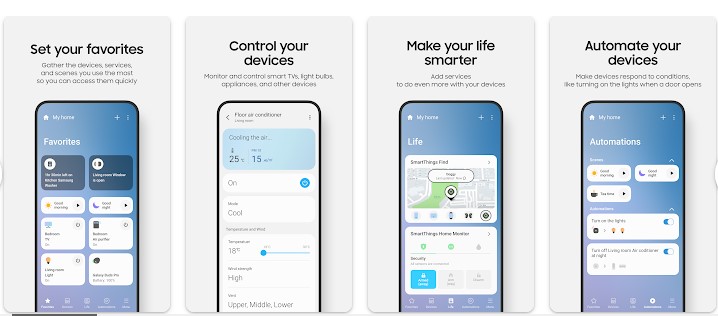 Aplikasi Smart Home SmartThings by Samsung