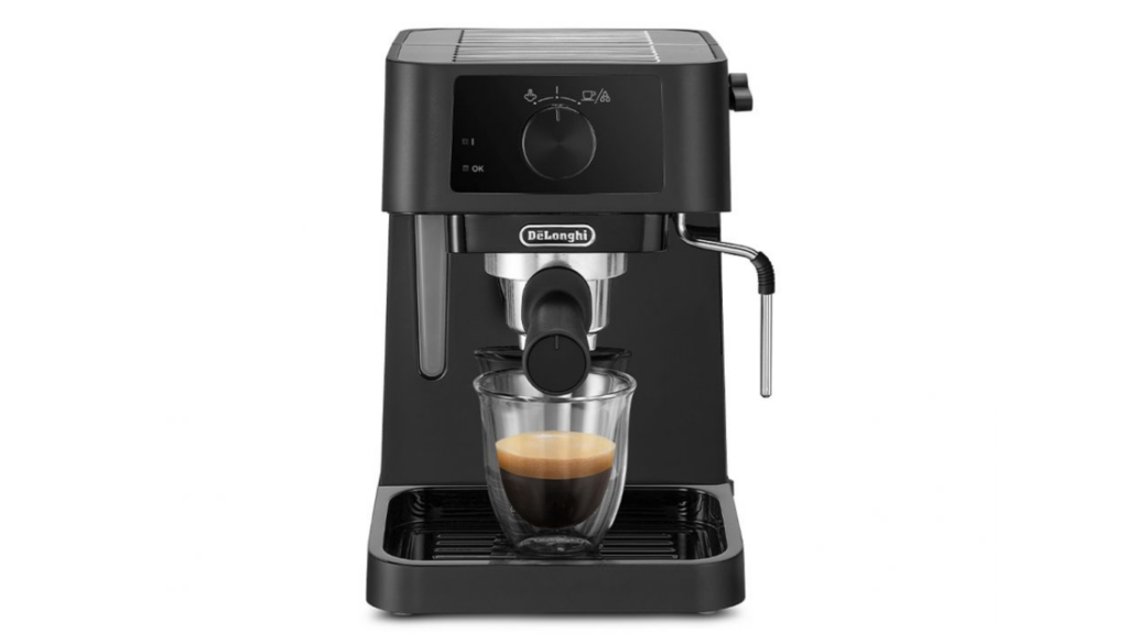 Mesin Kopi DeLonghi Stilosa Manual Coffee Machine EC230.BK