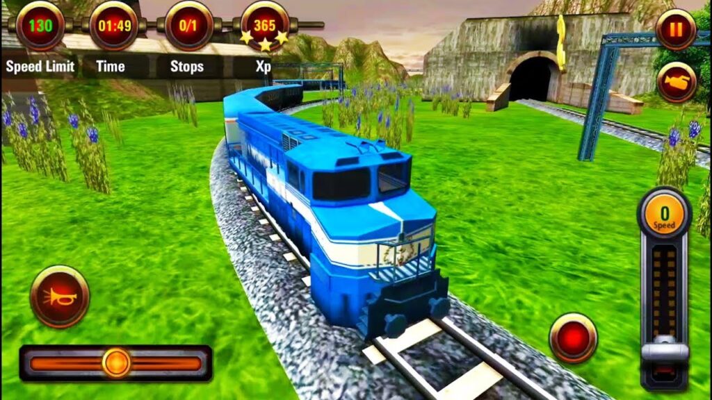 Game Simulasi Kereta Train Racing Game 3D 2 Player