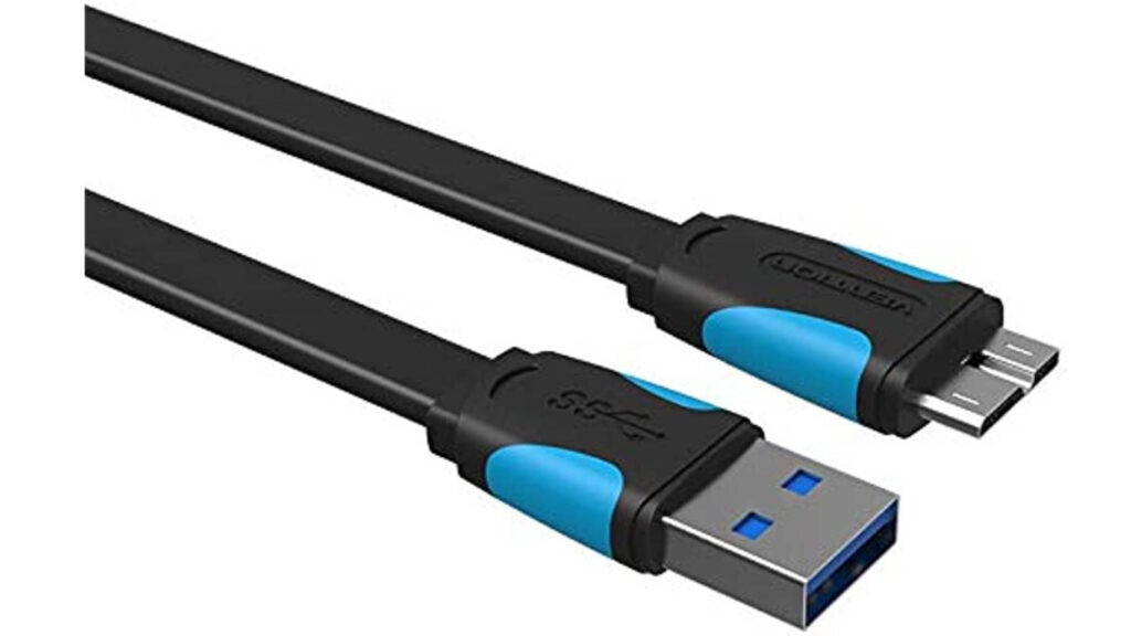 Vention Flat USB 3.0 A Male to Micro B Male Cable VAS-A12