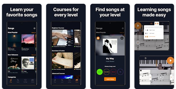 Aplikasi Belajar Piano flowkey: Learn piano