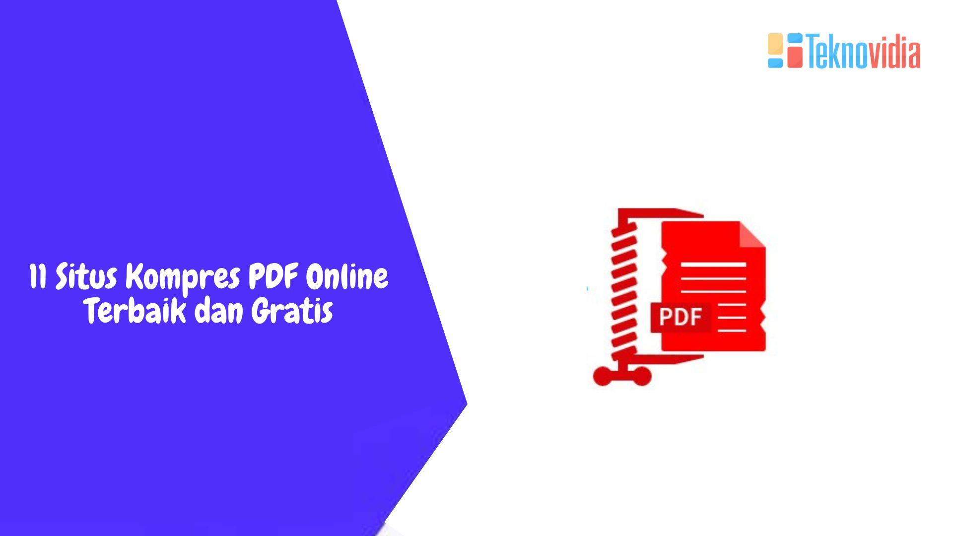 11 Situs Kompres PDF Online Terbaik dan Gratis