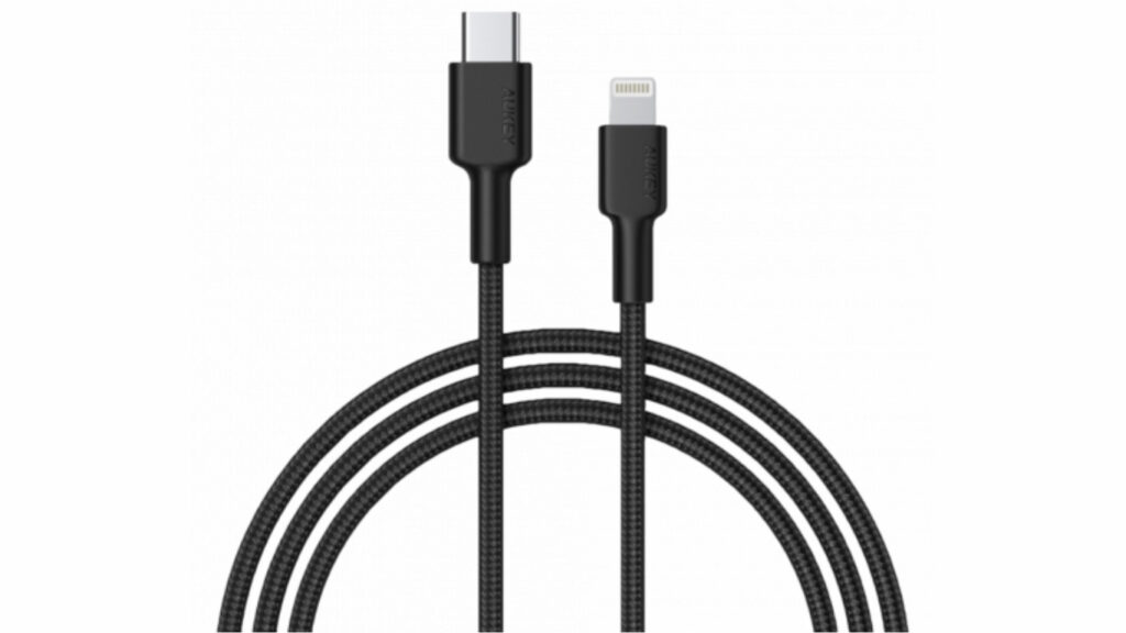 AUKEY CB-CL2 Cable USB-C To Lightning Braided Nylon 500367