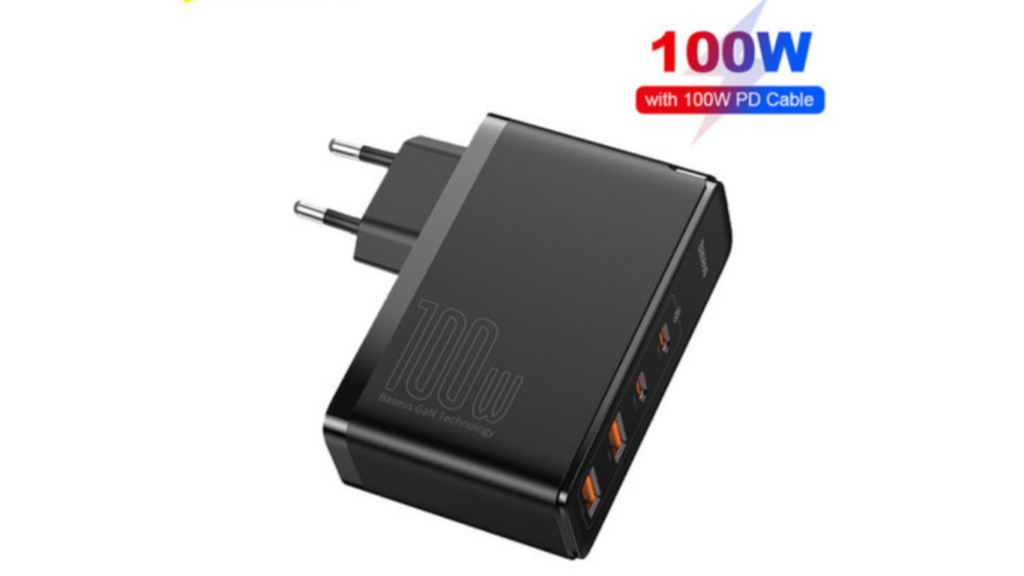 Baseus Kepala Charger 100W Gan2 Pro Fast Charger 4.0 3.0 PD Type C