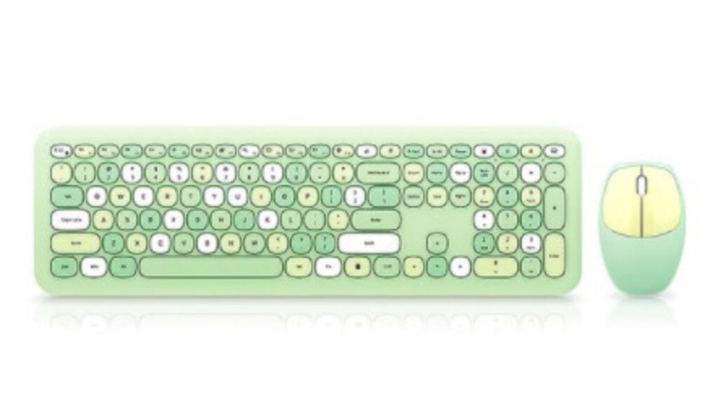 Goojodoq 2.4g Wireless Keyboard Mouse Set - Keyboard Terbaik untuk Mac