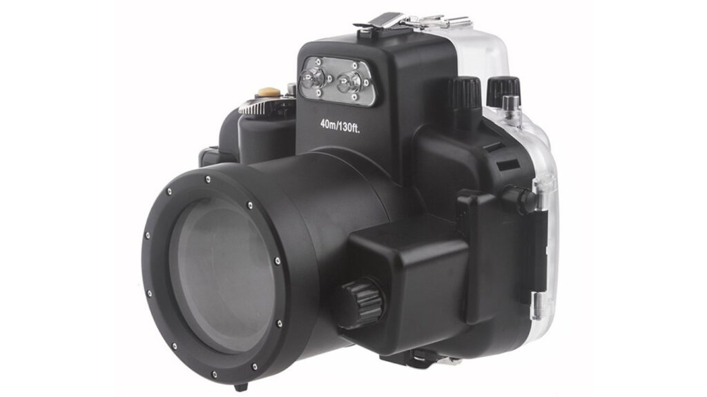 Meikon 40M Waterproof Underwater Camera Housing Case Bag for Nikon D7000 Camera