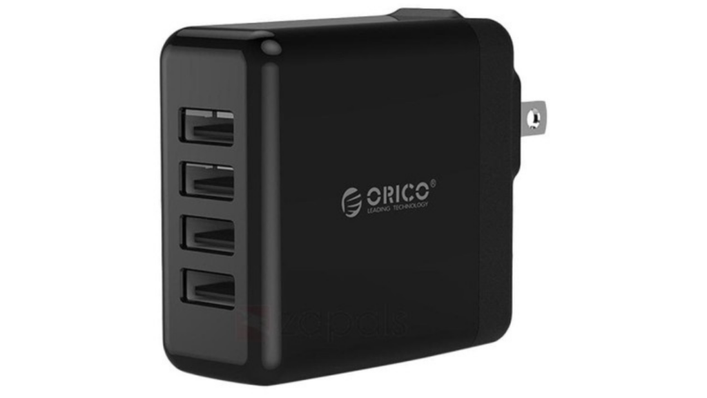 ORICO 34W 4 Port USB Smart Wall Charger with UK, AU, EU Add-on AC Plug DSP-4U