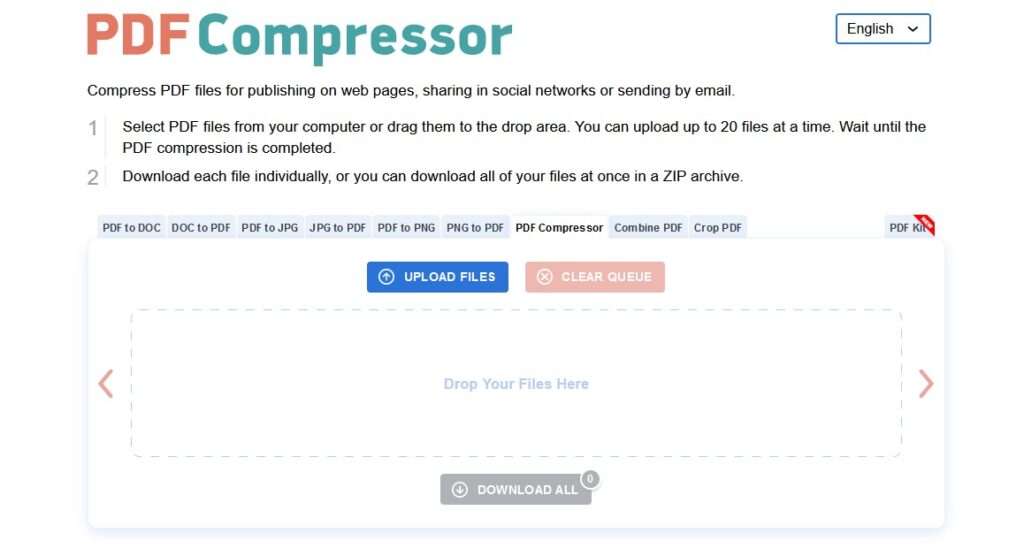 Situs Kompres PDF Online Terbaik PDF Compressor