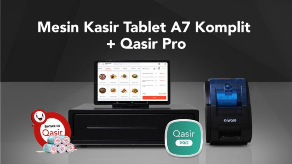 Paket Mesin Kasir Qasir Pro + Samsung Tab A7