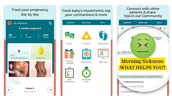 Aplikasi Timer Kontraksi Terbaik Pregnancy App & Baby Tracker
